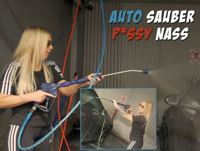 LenaNitro Porno Video: Auto sauber - Pu**y nass